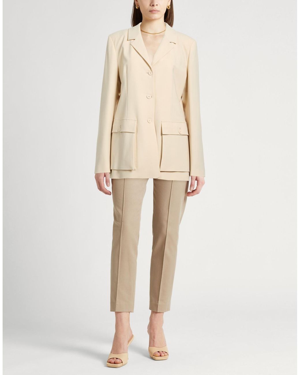 Americana Semicouture de color Natural