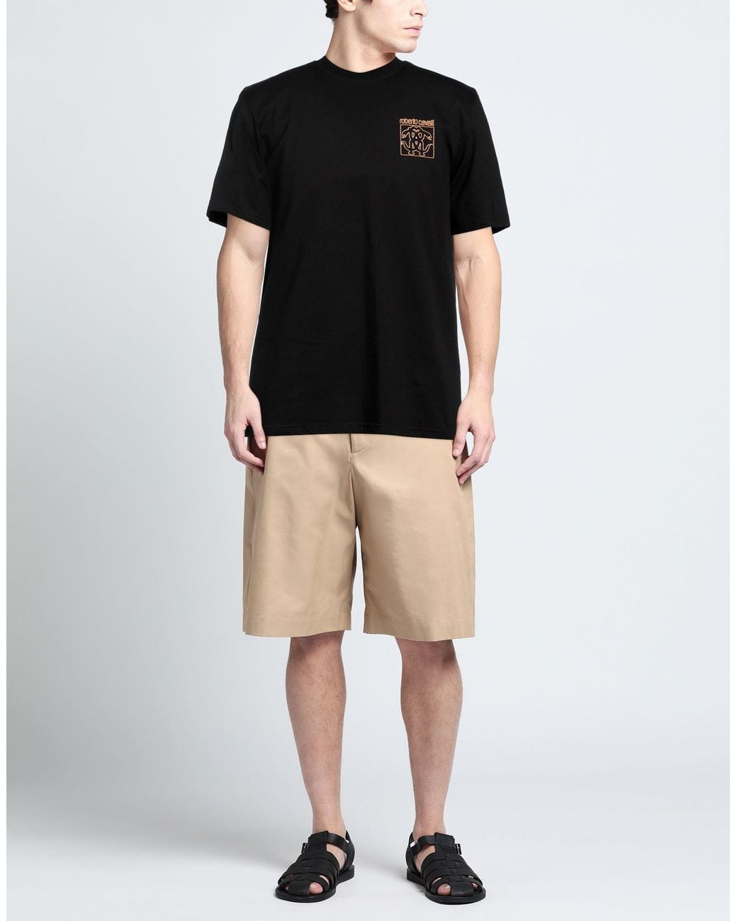 Roberto Cavalli Black T-shirt for men