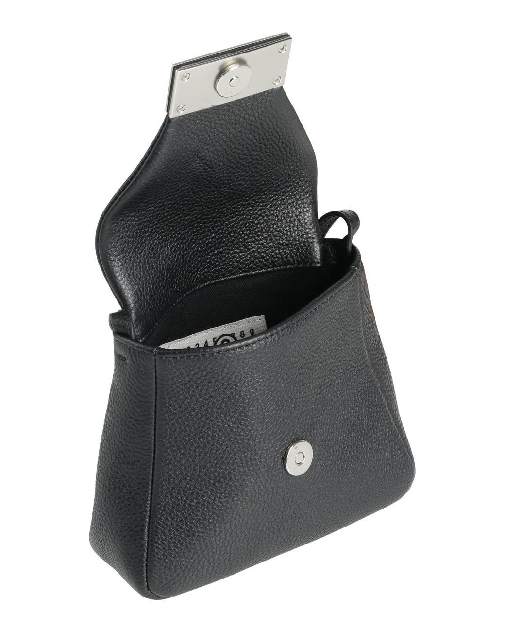 MM6 by Maison Margiela Black Cross-Body Bag Calfskin