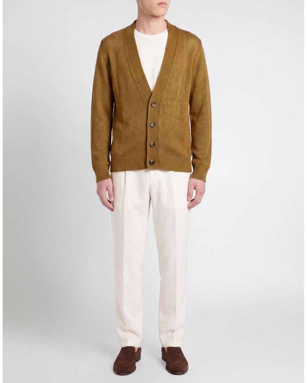 Amaranto Green Cardigans for men