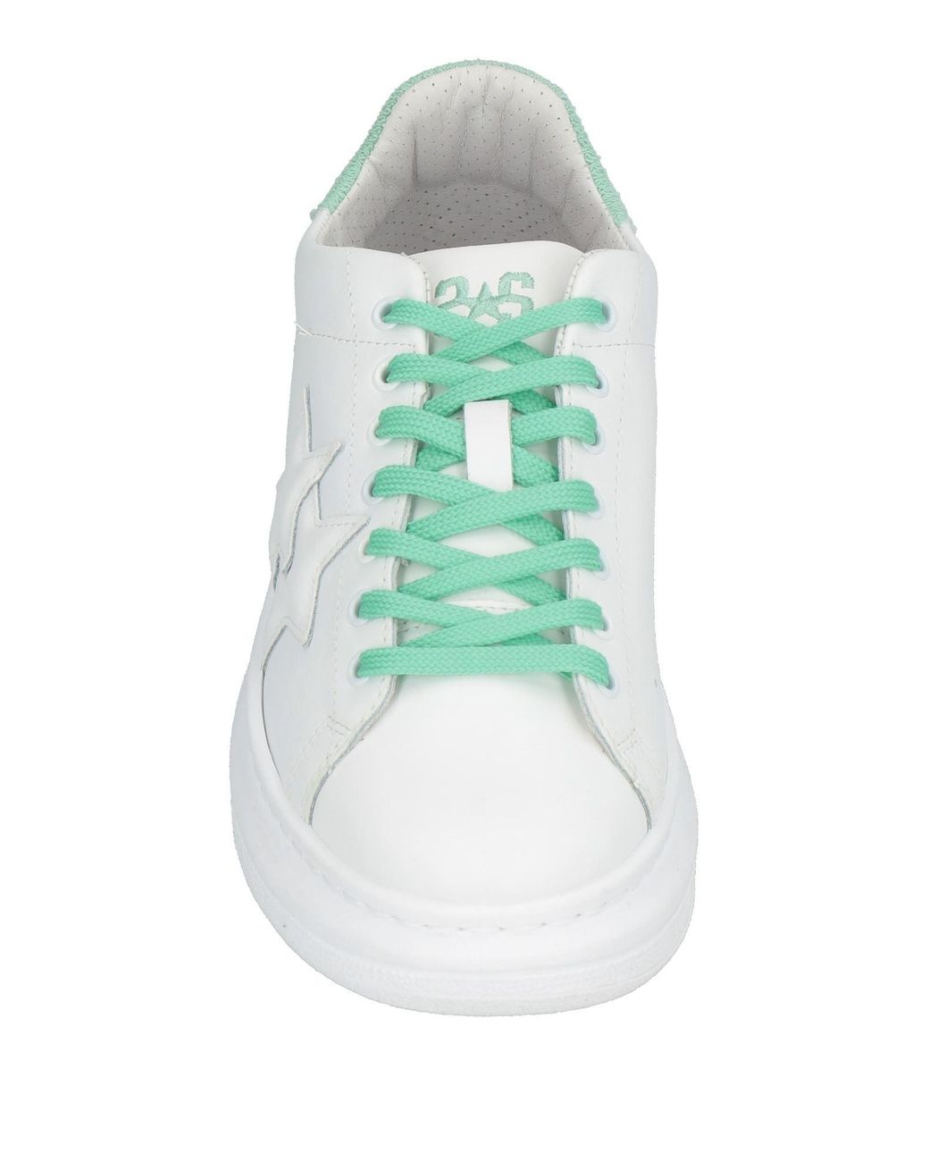 2 Star White Sneakers Leather