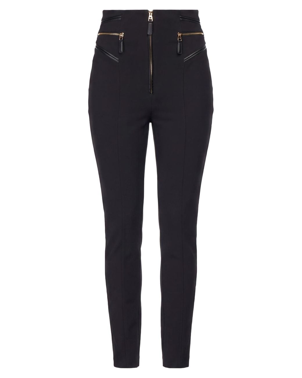 Elisabetta Franchi Blue Pants Polyester, Elastane, Viscose