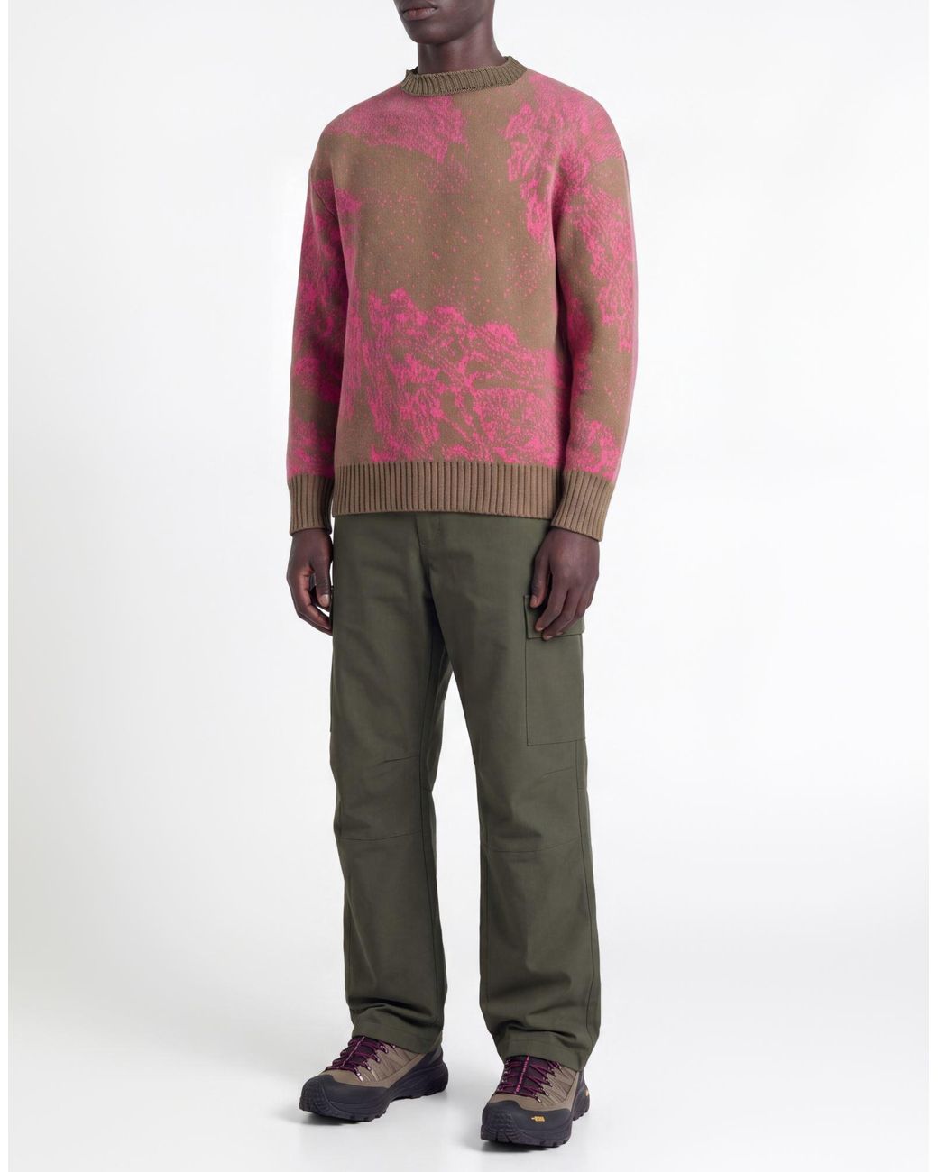 Paria Farzaneh Red Chocolate Dream Sweater Taupe Sweater Cotton for men