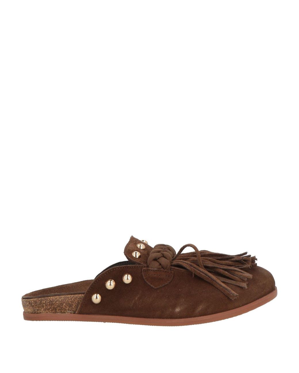 Emanuélle Vee Brown Mules & Clogs Leather