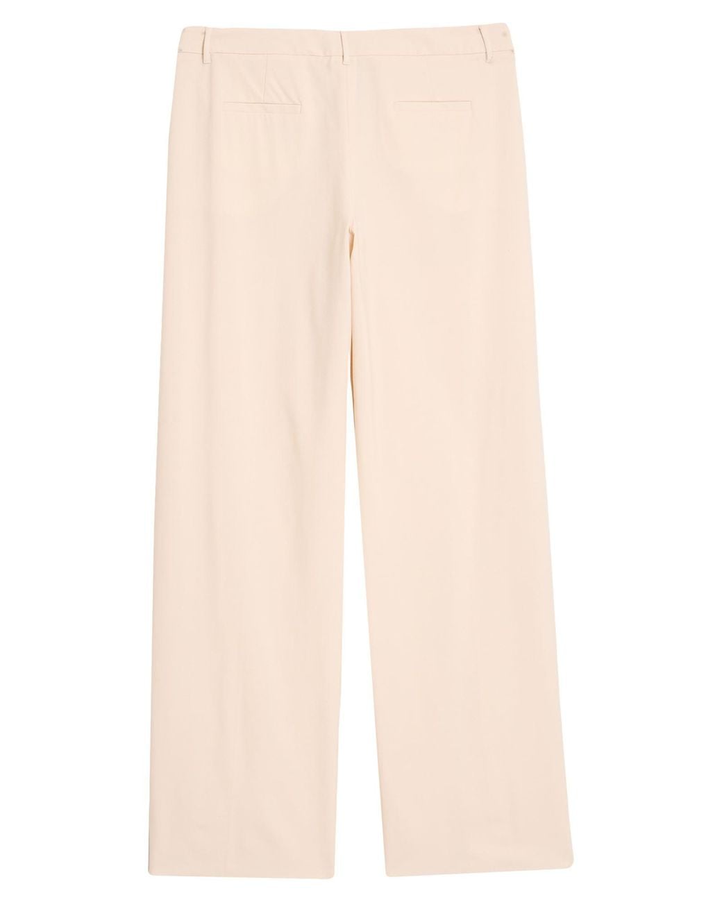 Marella Natural Pants Polyester, Virgin Wool, Elastane