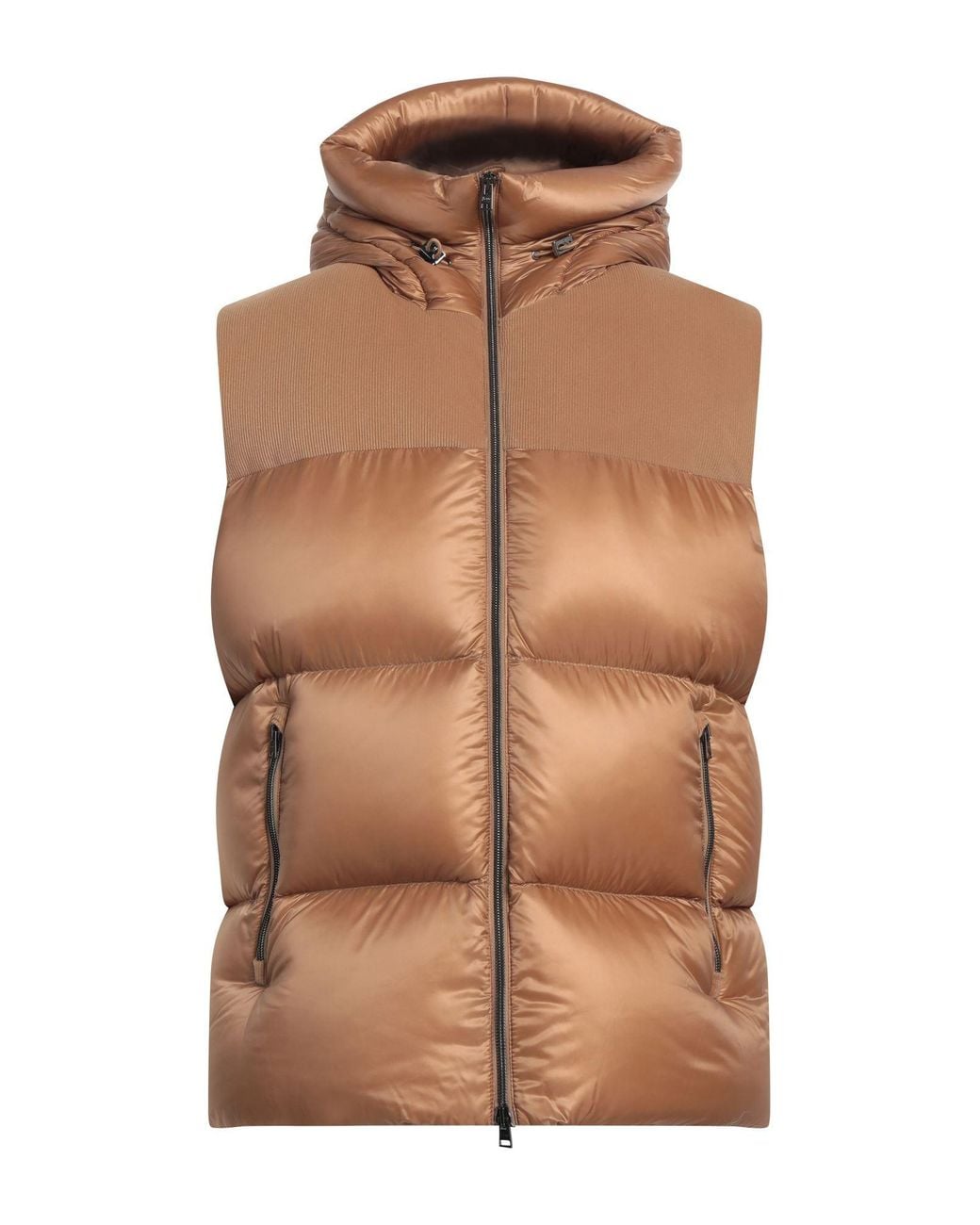 Herno Brown Gilet for men
