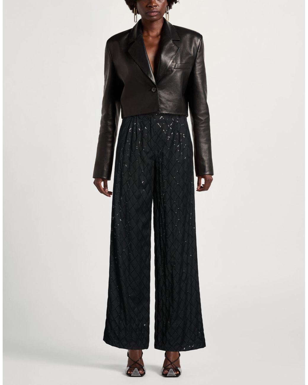 ROTATE BIRGER CHRISTENSEN Black Trouser