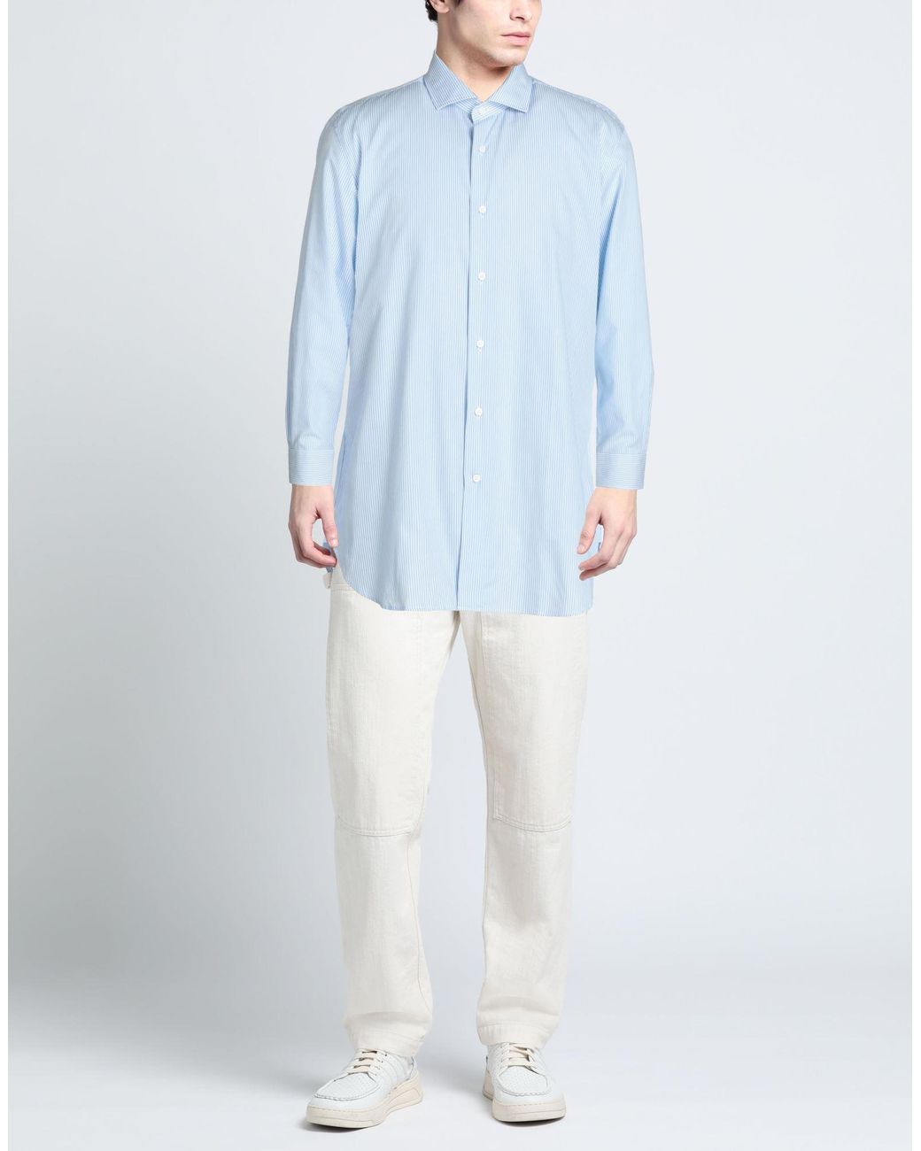 Del Siena Blue Shirt for men