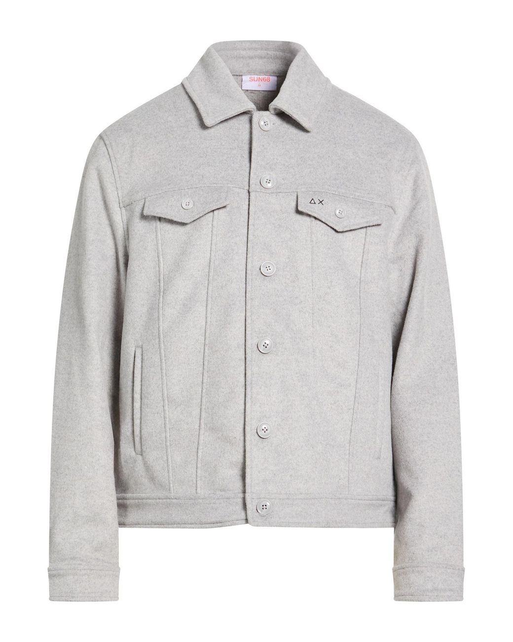 Sun 68 Gray Jacket for men