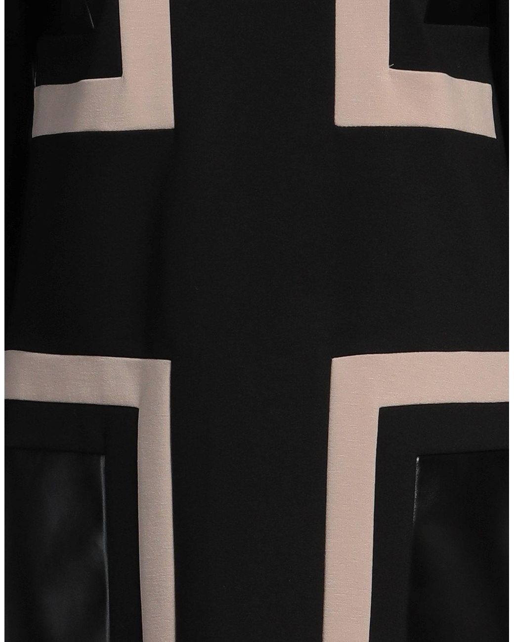 1 One Black Mini Dress Viscose, Nylon, Elastane, Polyester, Polyurethane