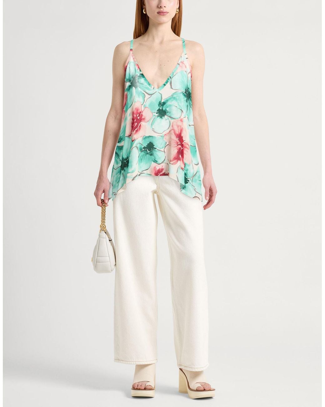Carla G Green Top Viscose