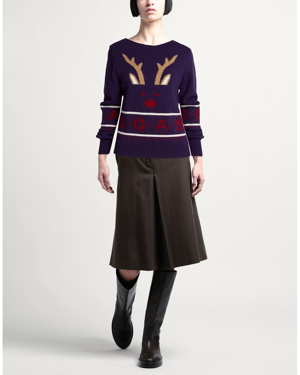 Soallure Blue Jumper