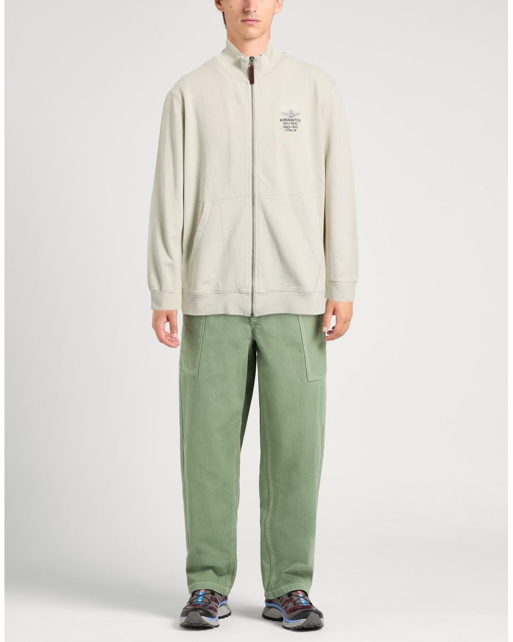 Aeronautica Militare White Sweatshirts for men