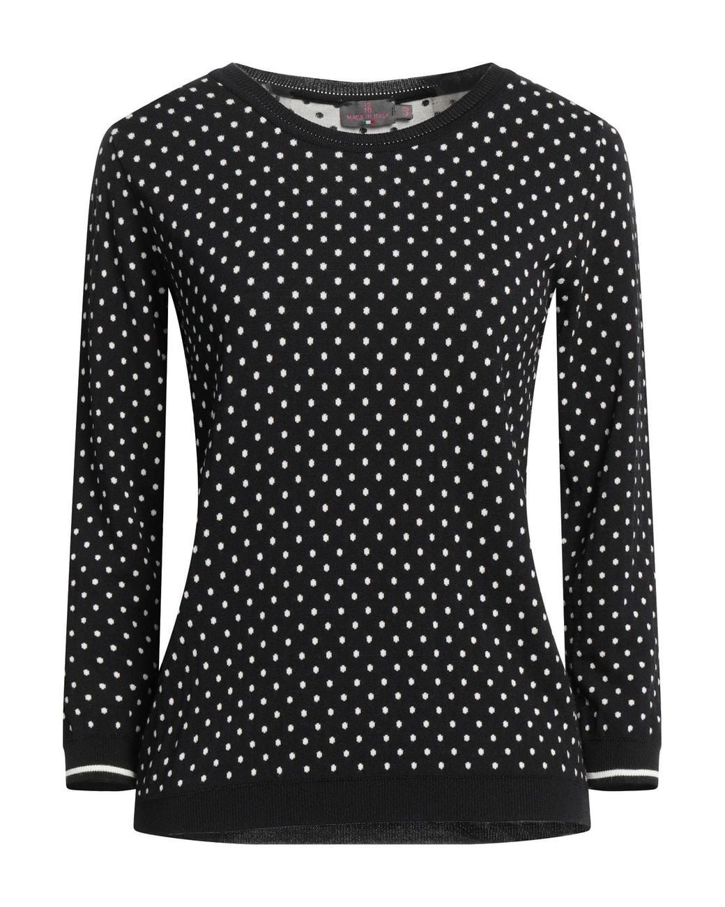19.70 Nineteen Seventy Black Sweater Viscose, Polyamide
