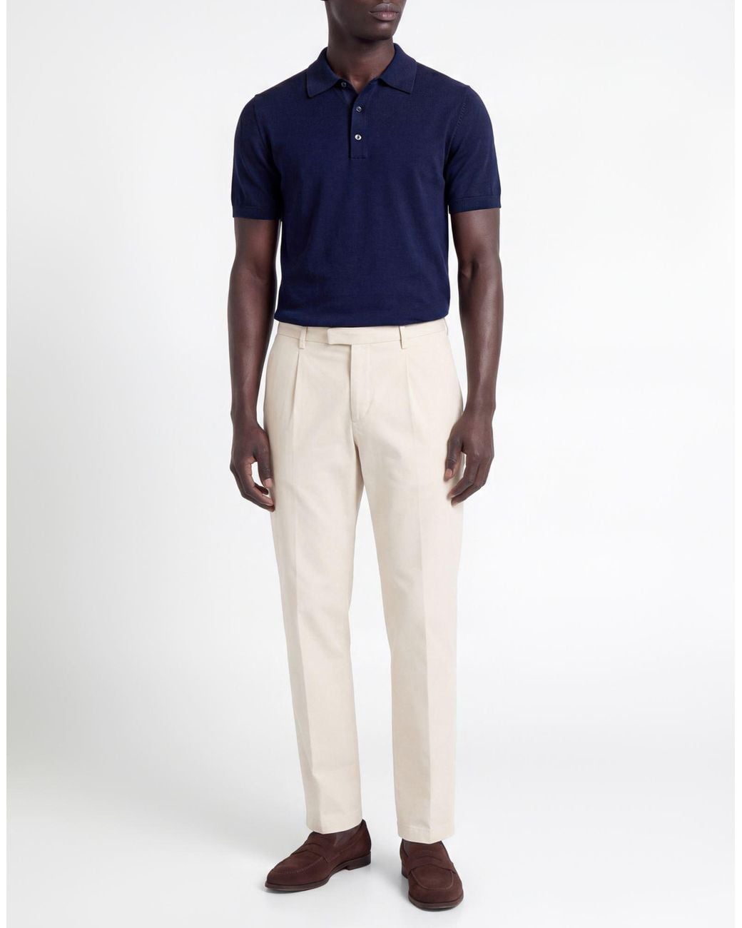 Briglia 1949 Natural Cream Pants Cotton, Elastane for men