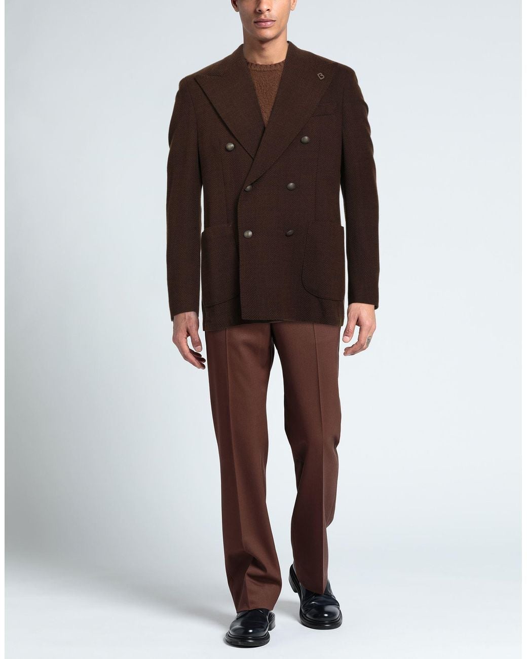 BRERAS Milano Brown Blazer for men
