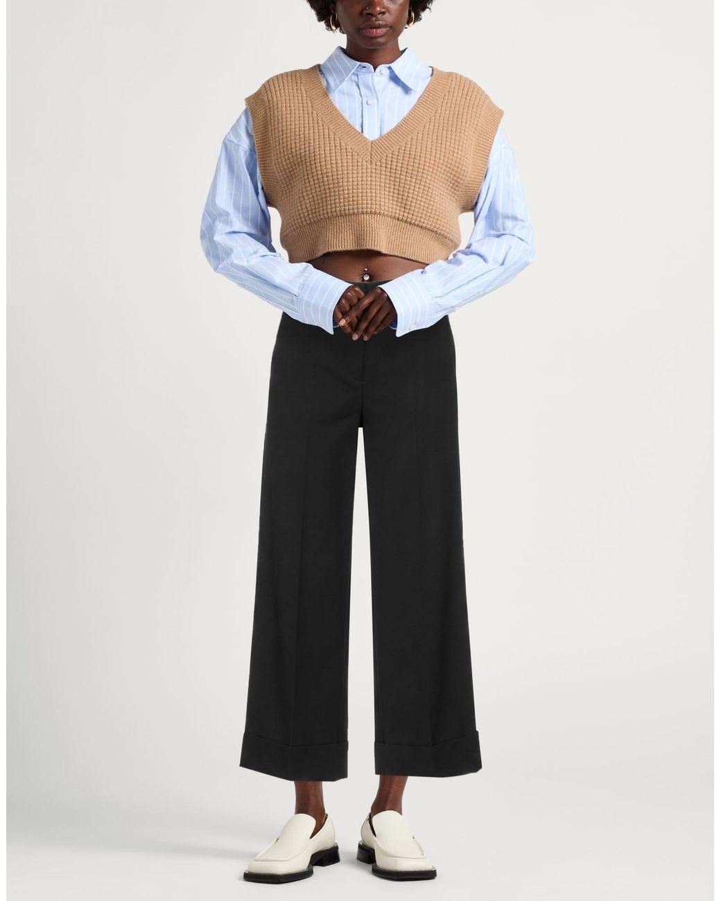 ARMANI EXCHANGE Black Trouser
