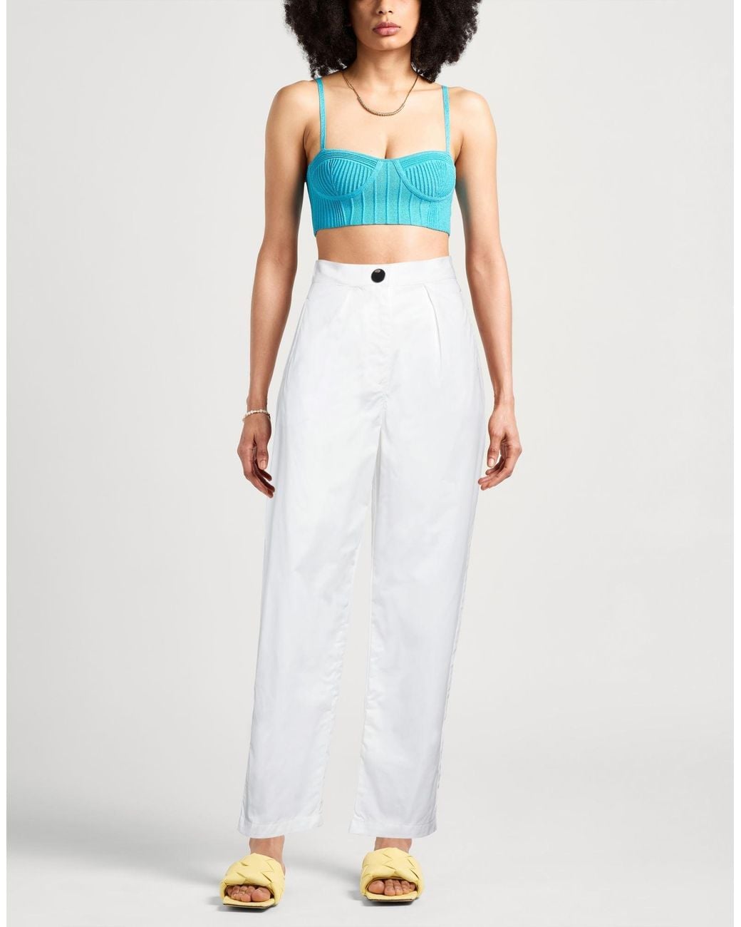 ARMANI EXCHANGE White Pants Cotton