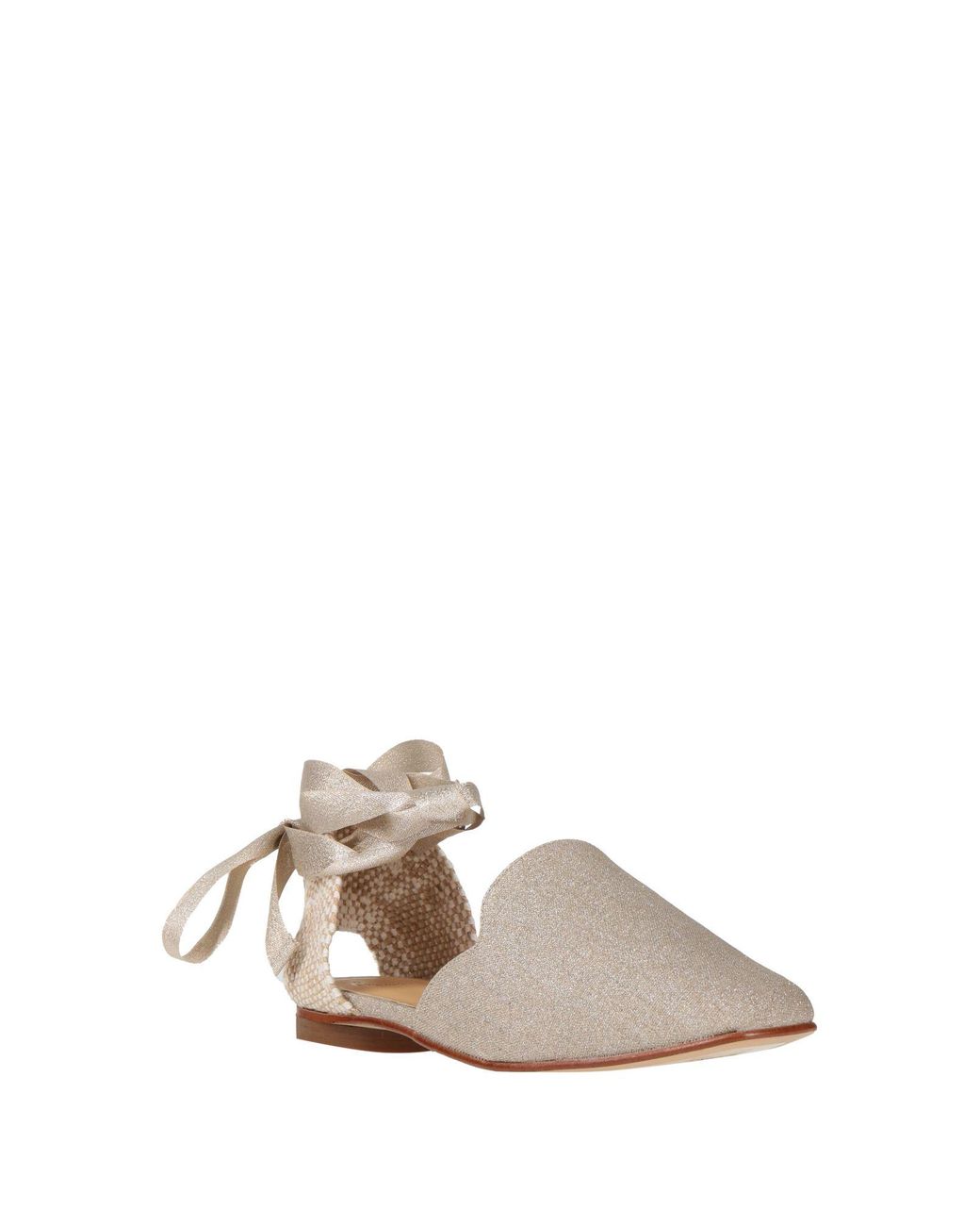 Castaner Natural Ballet Flats Textile Fibers