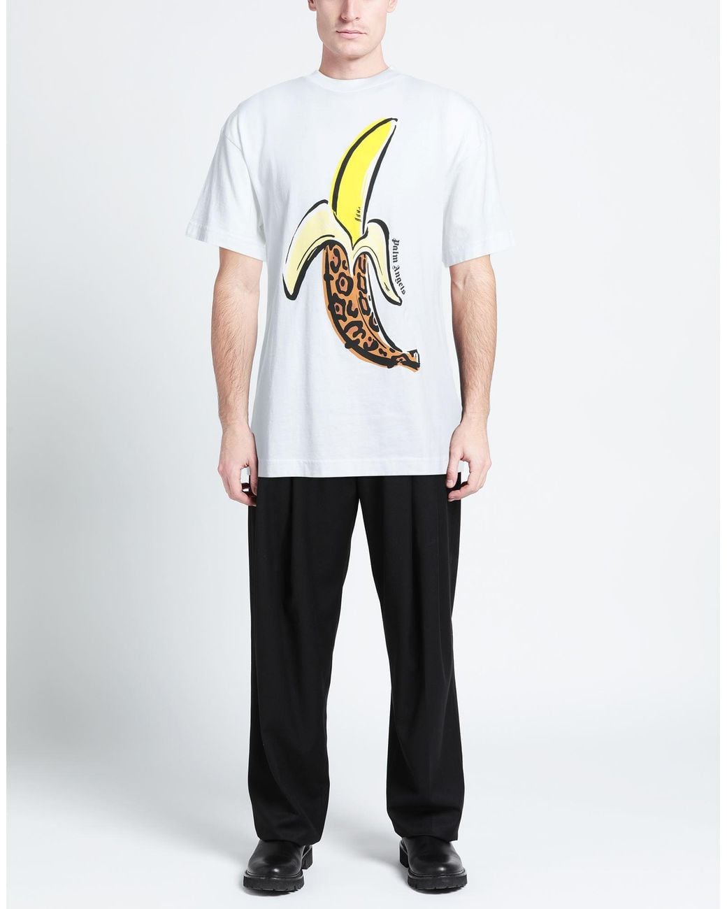 Palm Angels White T-shirt for men