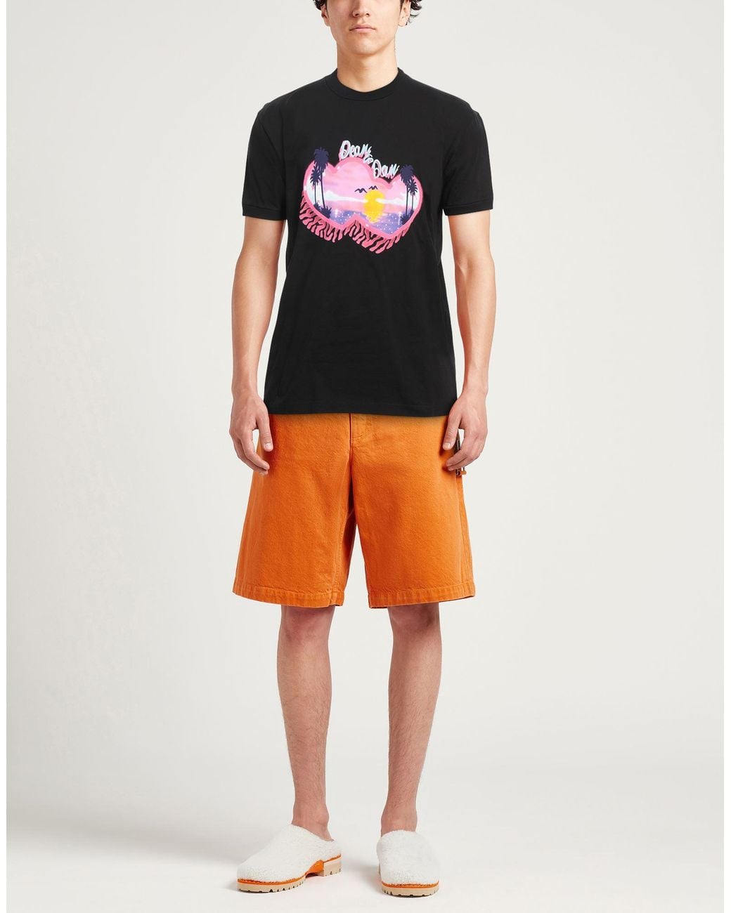 Camiseta DSquared² de hombre de color Black