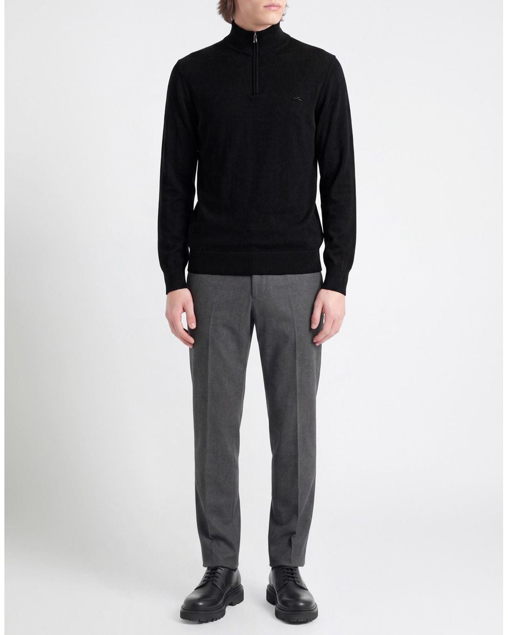 Paul & Shark Black Midnight Sweater Virgin Wool, Lyocell for men