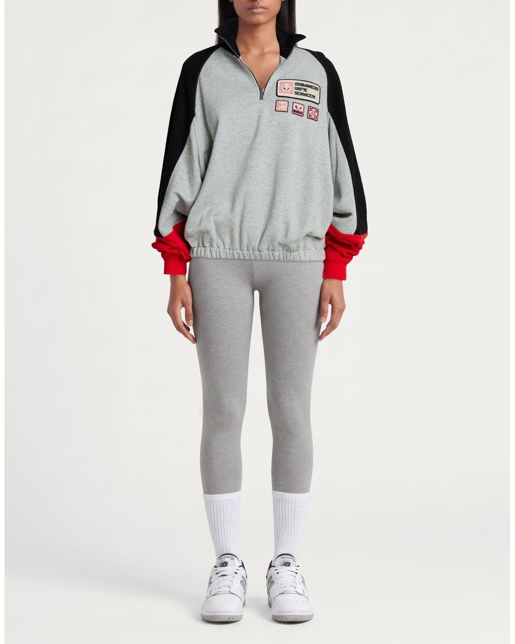 DSquared² Red Sweatshirt Cotton