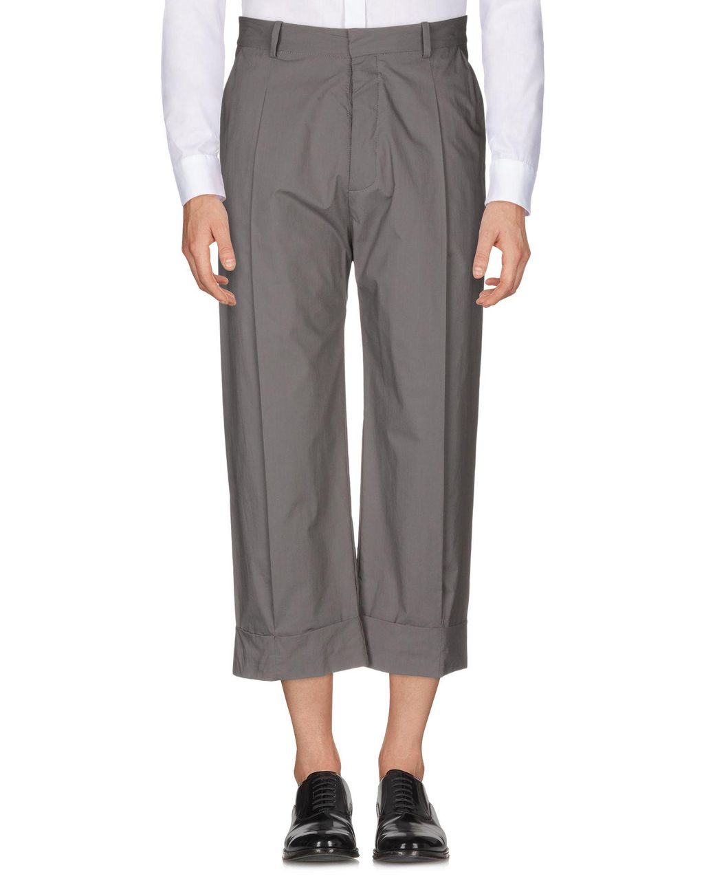 Malloni Gray Pants Cotton for men