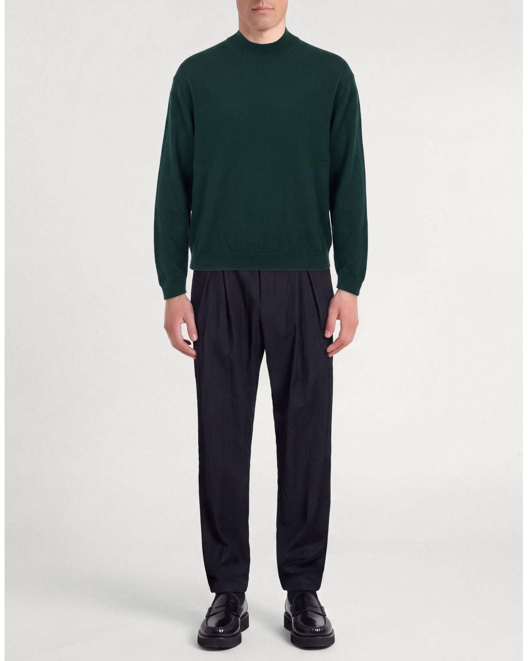 Emporio Armani Green Turtleneck for men