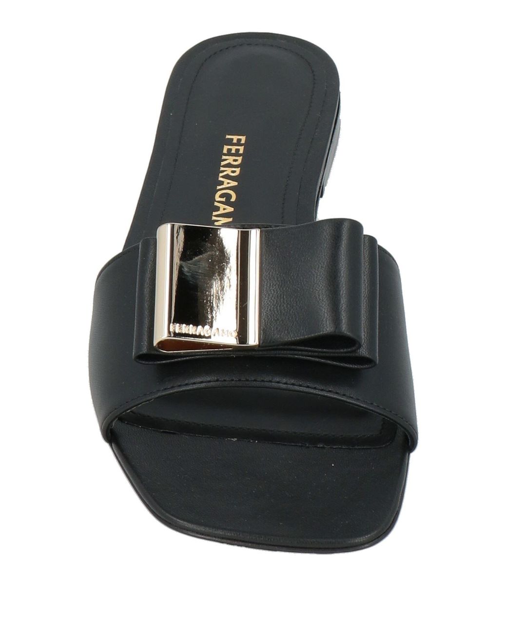 Ferragamo Black Sandals