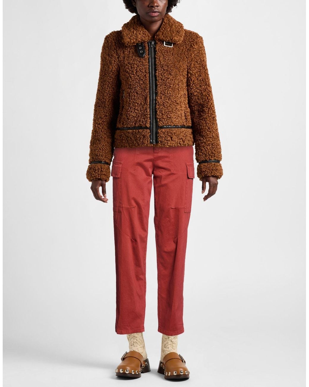 Manila Grace Red Trouser
