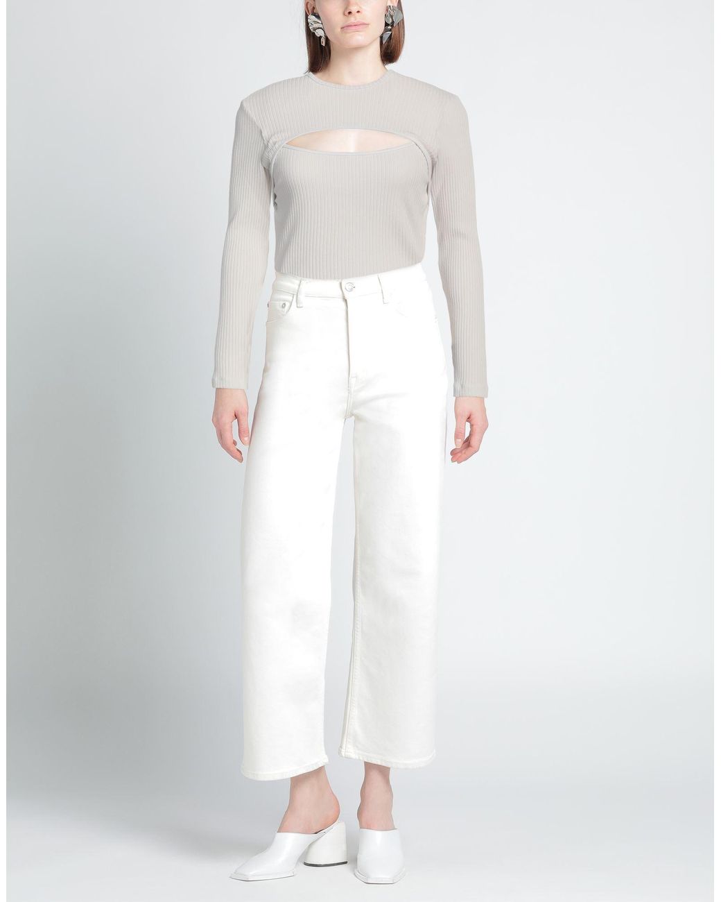 Top di Agolde in White