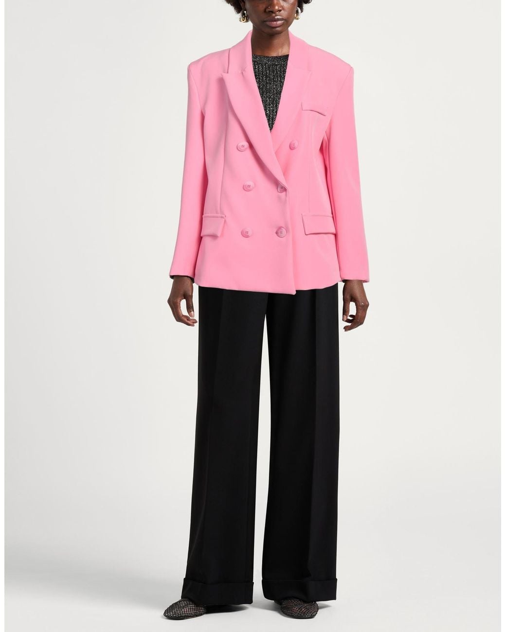 Haveone Pink Blazer Polyester, Elastane