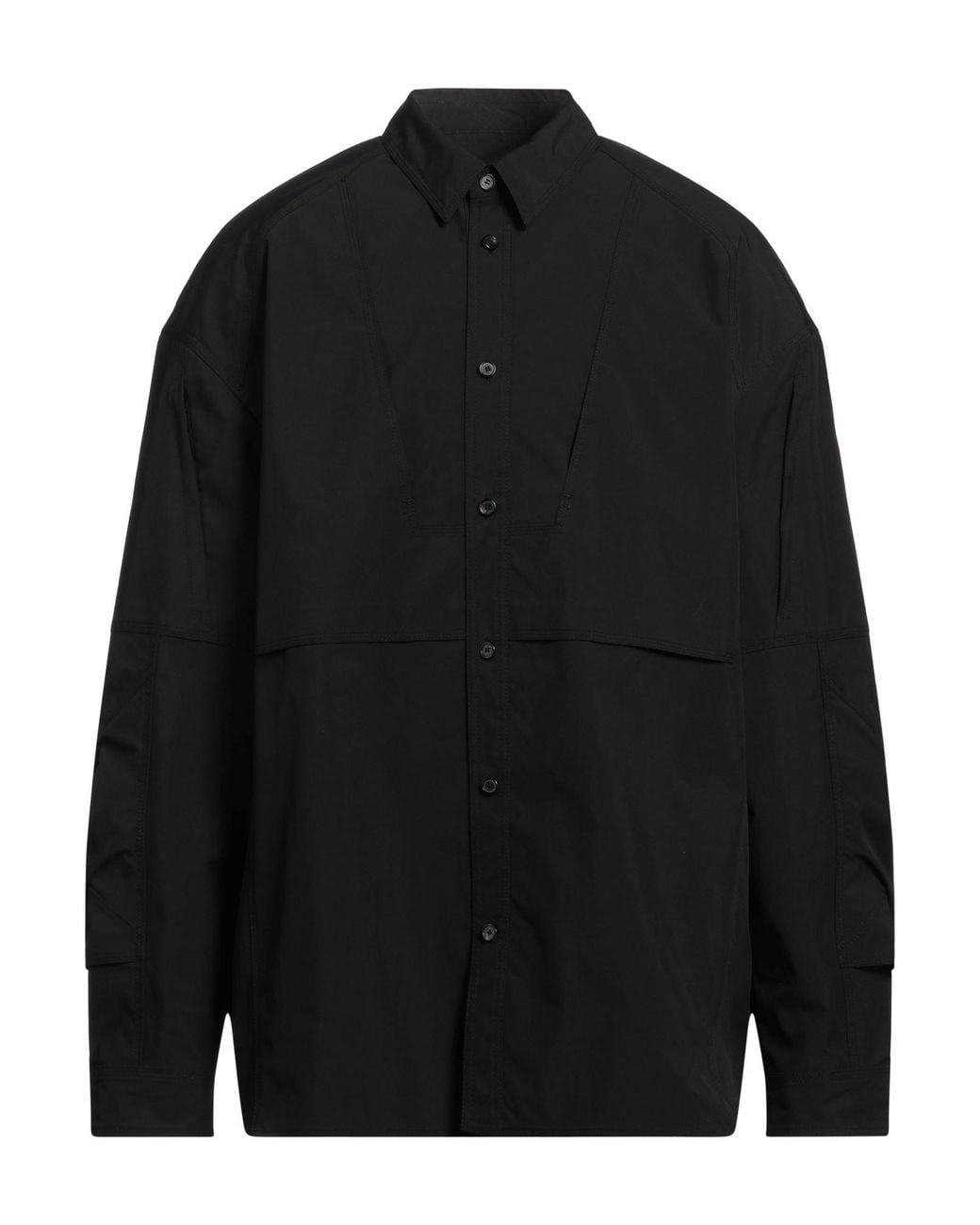 Juun.J Black Shirt Polyester for men
