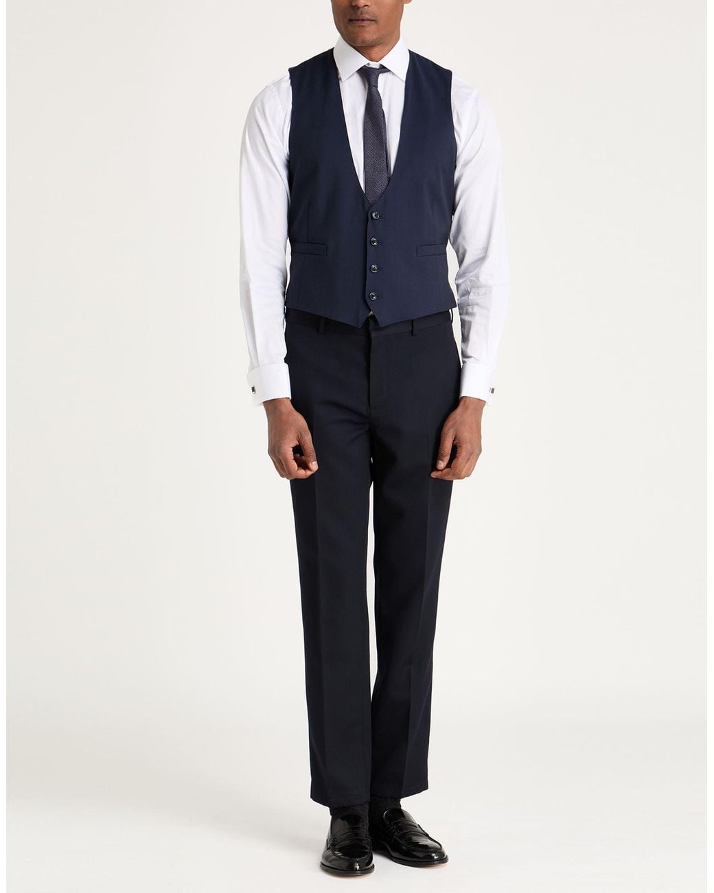 Lardini Blue Waistcoat for men
