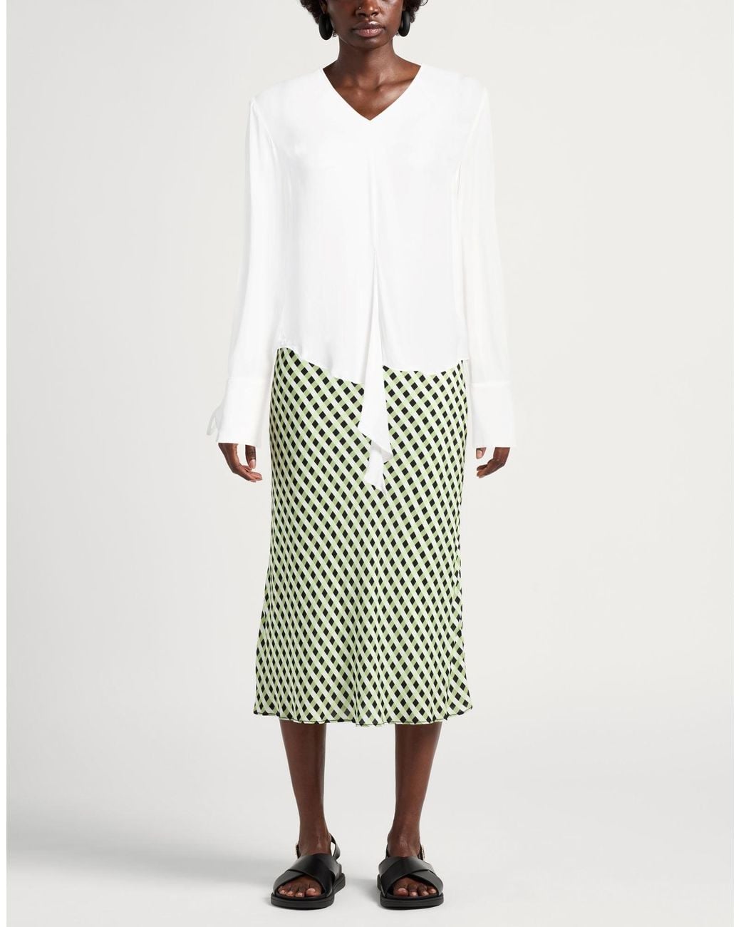 Dondup White Top Viscose