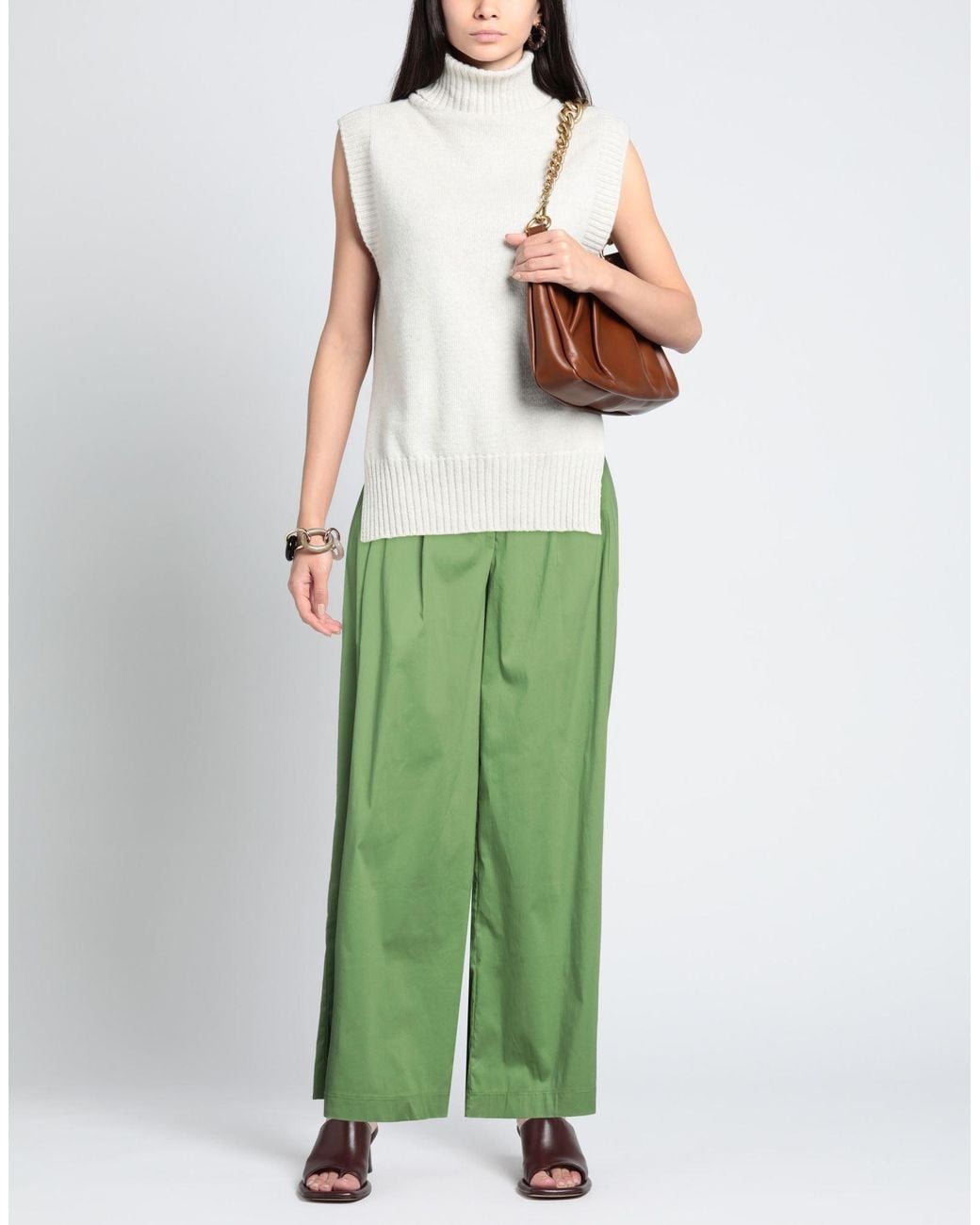 Jijil Green Trouser