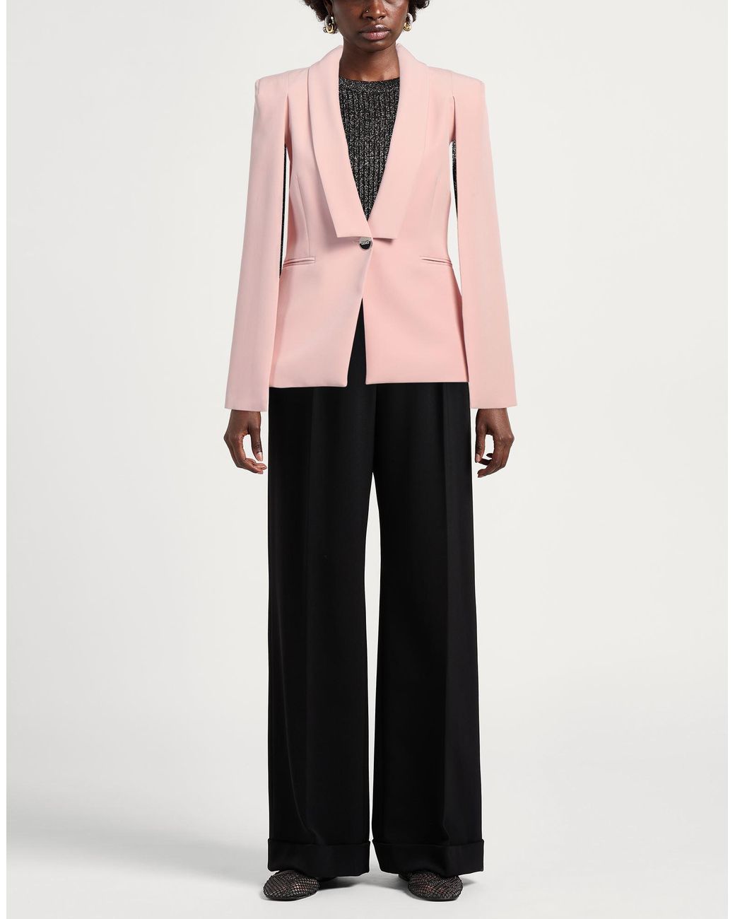 Liu Jo Pink Blazer Polyester, Elastane