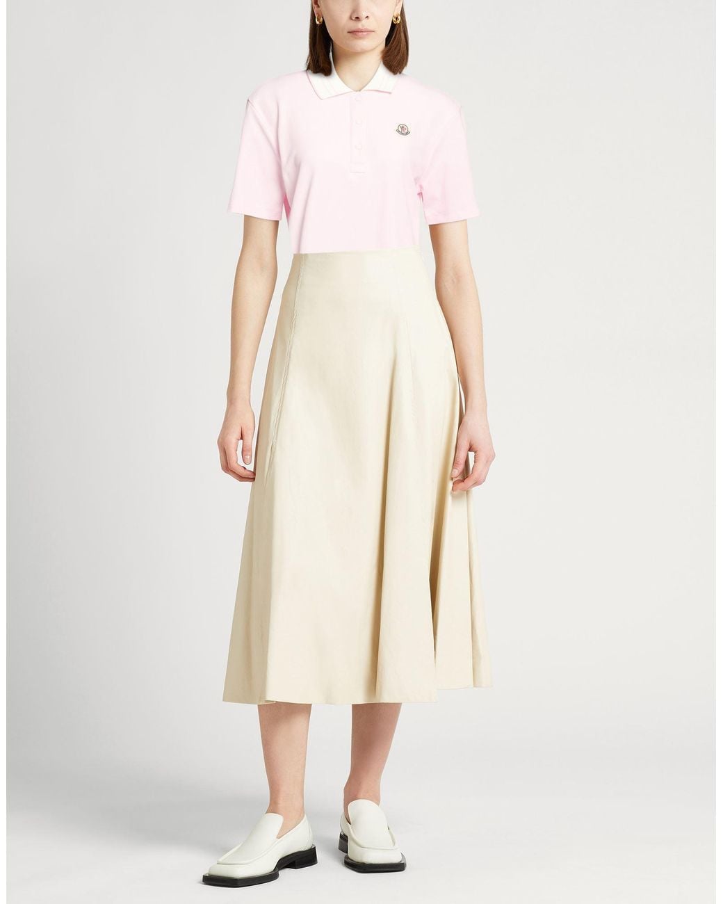 Moncler Pink Polo Shirt Cotton