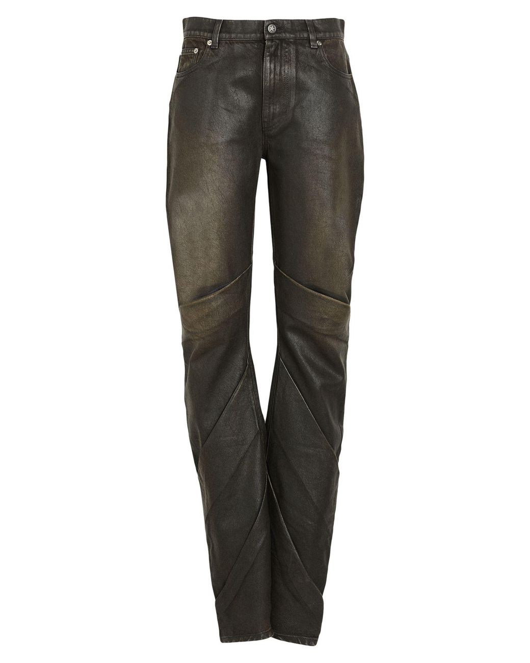 THE BIG WHITE BLUE Gray Jeans Cotton, Polyester