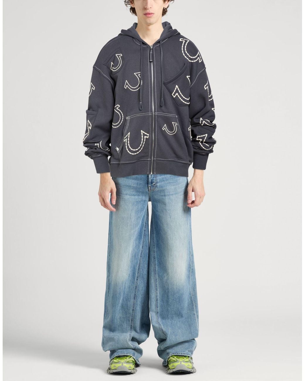 True Religion Blue Sweatshirts for men