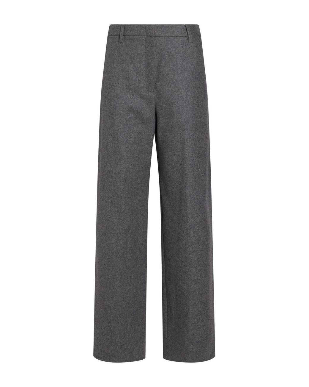 Fabiana Filippi Gray Pants Polyester