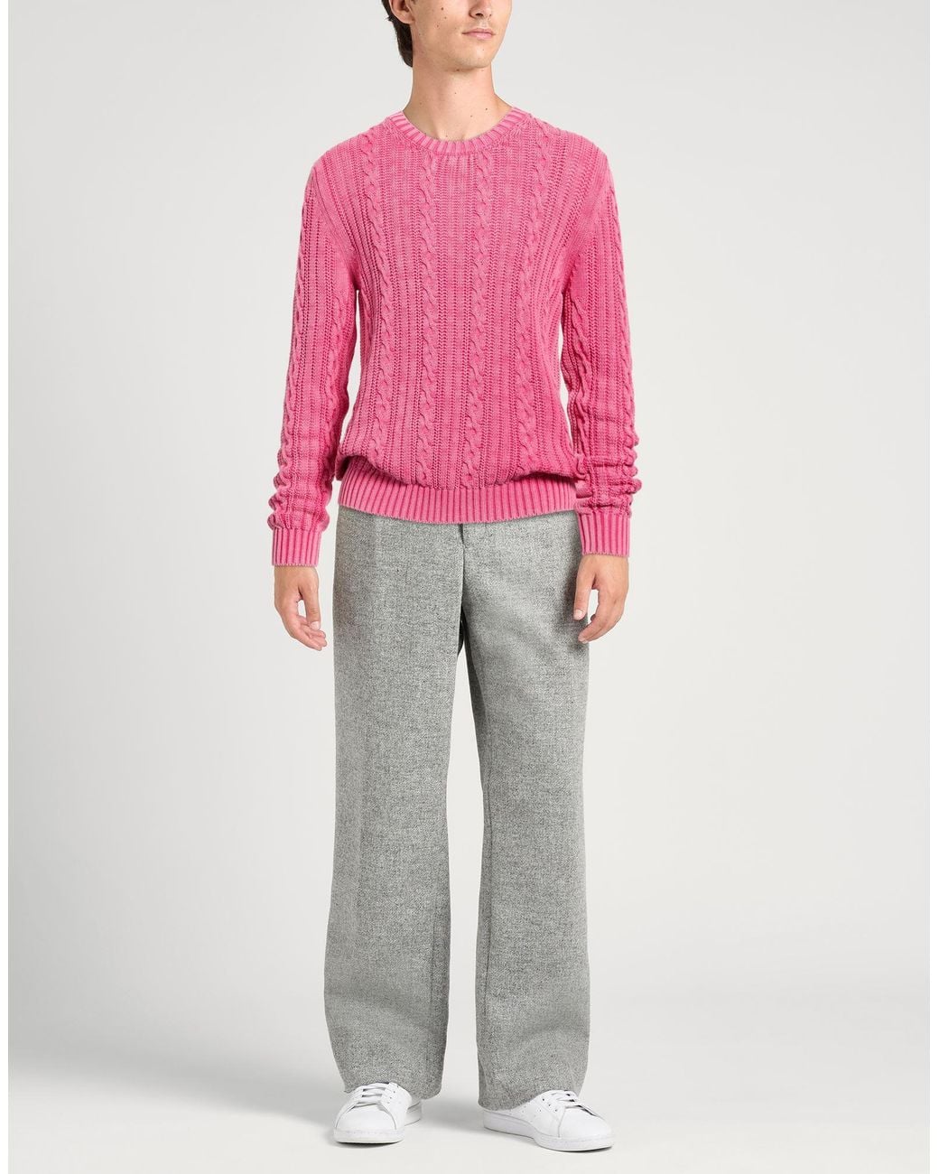 Pullover di Amaranto in Pink da Uomo