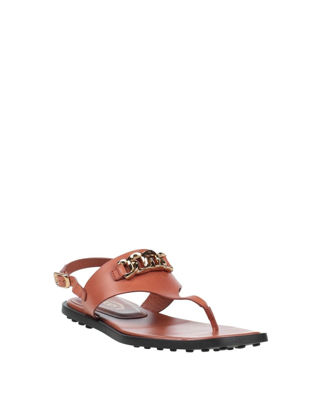 Tod's Brown Thong Sandal