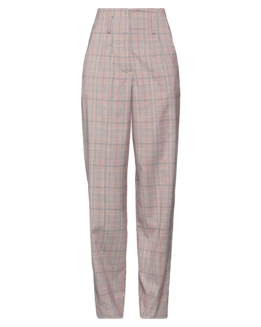 .., merci italia Gray Pants Polyester, Viscose, Elastane