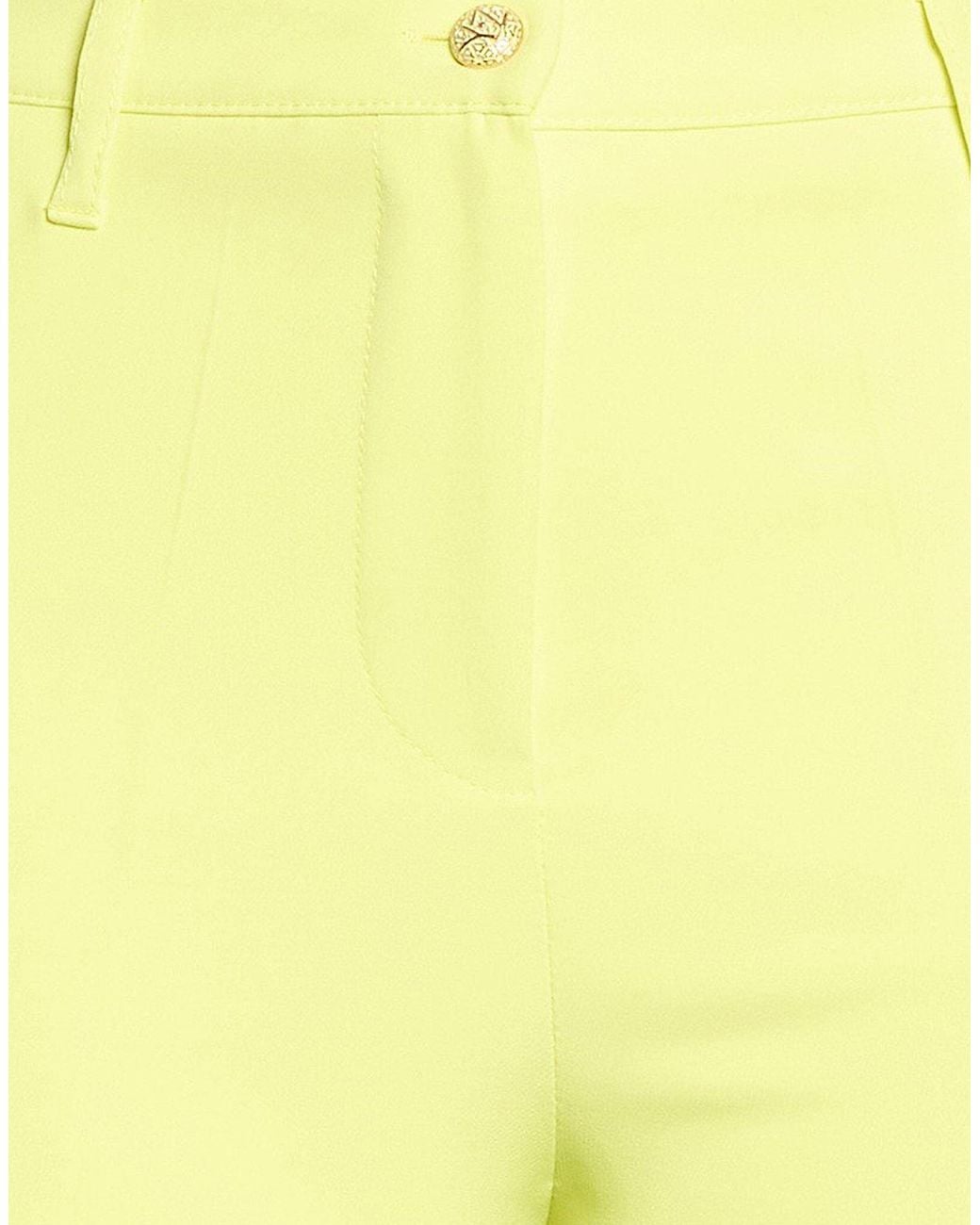 Yes Zee Yellow Pants Polyester, Elastane