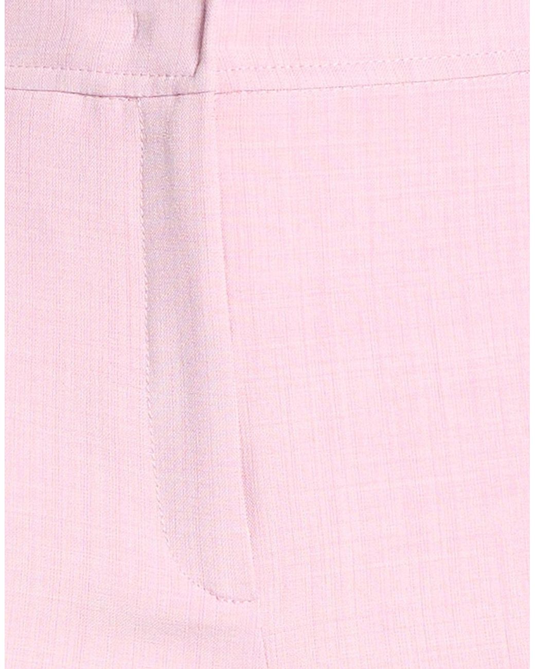 Marella Pink Pants Polyester, Elastane