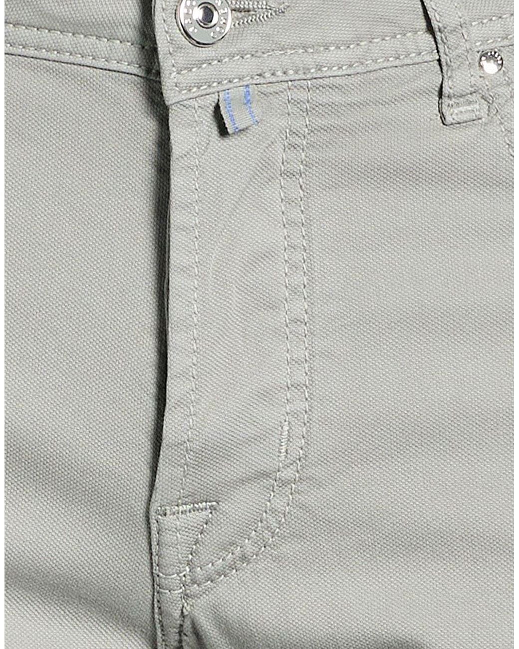 Jacob Cohen Gray Pants Cotton, Elastane, Polyester for men