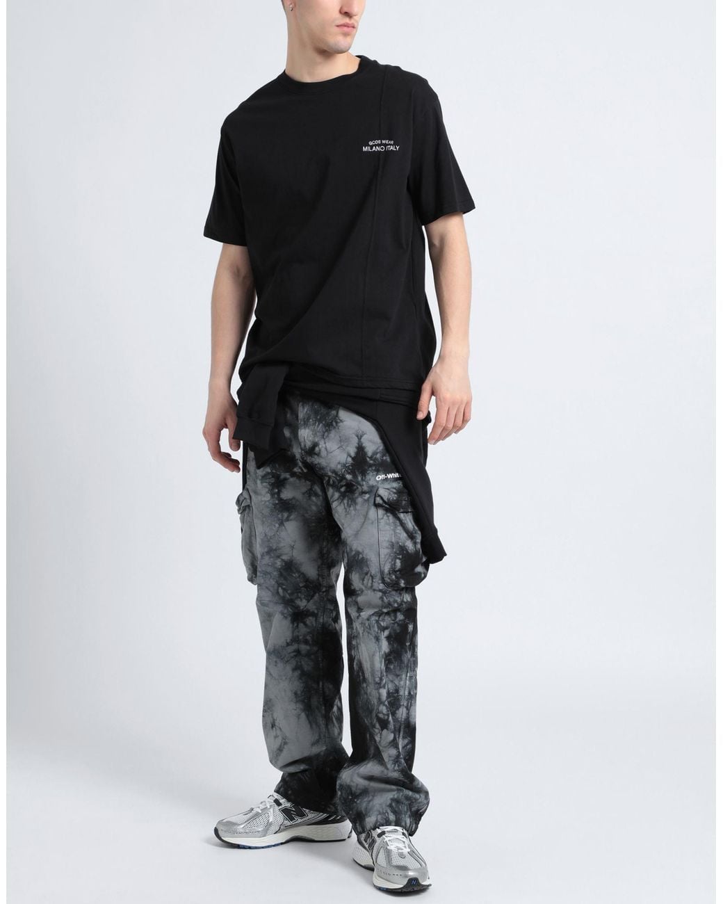 Gcds Black T-shirt for men