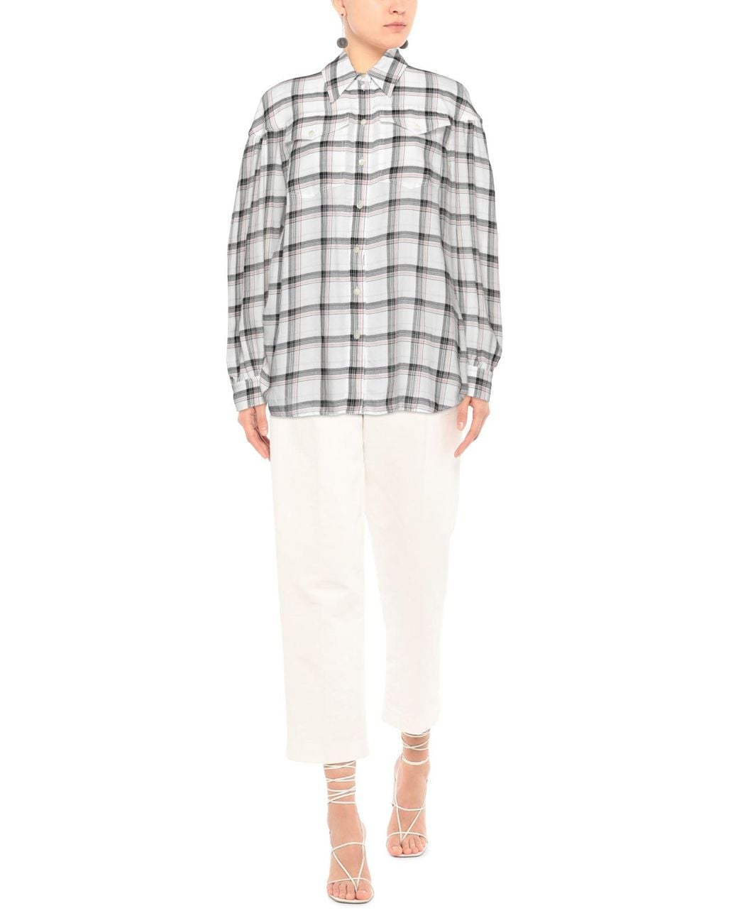 Camisa Alberta Ferretti de color Gray
